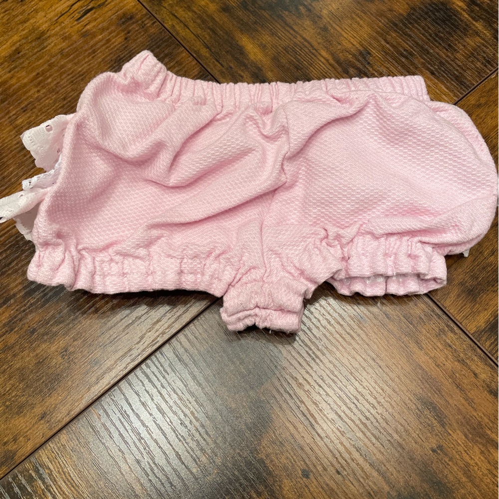 Pink Ruffled Kids Bloomers - Picture 2 of 3